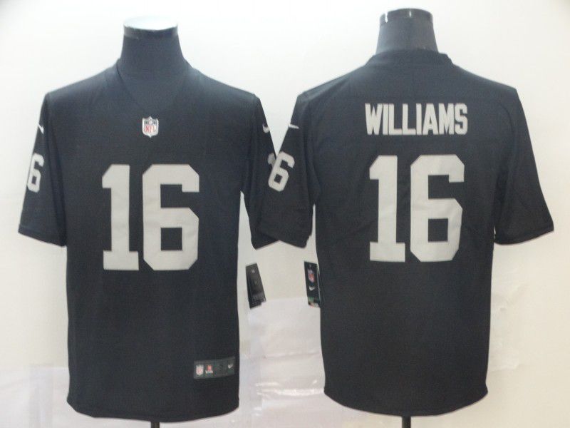 Men Oakland Raiders #16 Williams Black Nike Vapor Untouchable Limited NFL Jersey->oakland raiders->NFL Jersey